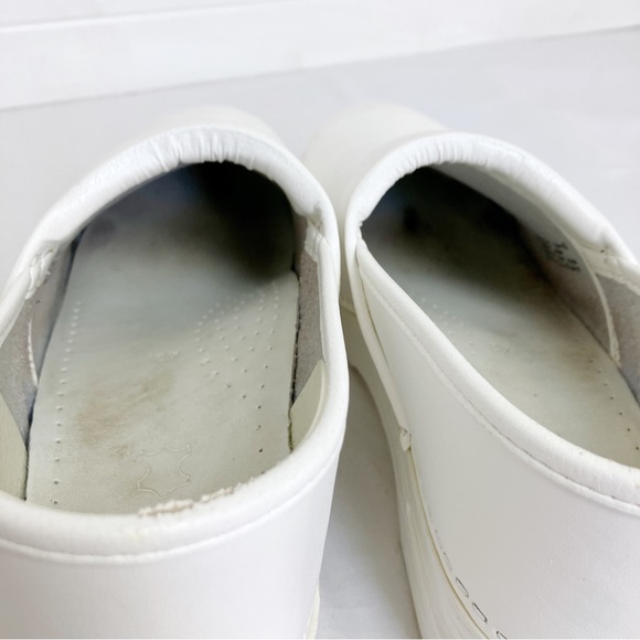 Dansko professional white box leather clogs nursing shoes orthopaedic 42 unisex - Picture 4 of 10